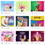 Packs Artes Prontas Pack Sorveteria, Download – 120 Artes Sociais Photoshop