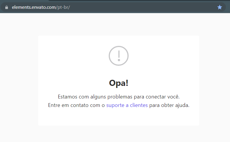 No momento, você está visualizando Opa! Estamos com alguns problemas para conectar você.